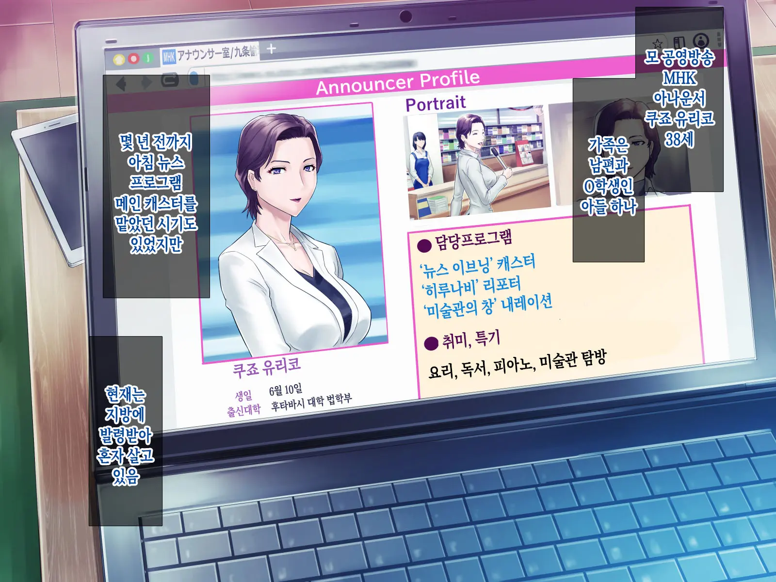 Bou Housoukyoku Announcer Kujou Yuriko No Ai To Ana2 | 모 방송국 아나운서 쿠죠 유리코의 사랑과 구멍2